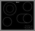 Tables de cuisson Bauknecht | 60 cm, Noir/Gris