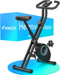 Cardio-training MERACH – 136KG | Noir, Vélo d'Appartement Pliable – Velo d Appartement avec Écran LCD | Gain de Place