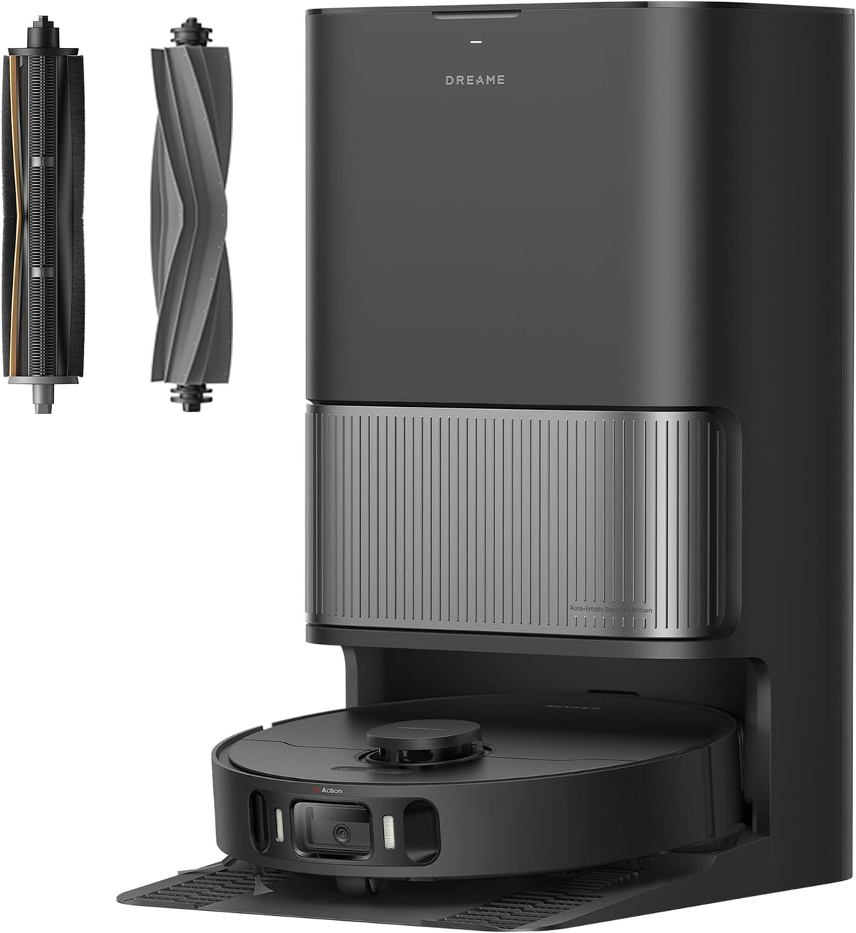 dreame robot aspirateur, aspirateur robot – Noir | L40s Ultra AE et serpillère, aspiration 19 000 Pa – boîte à poussière à vidange automatique