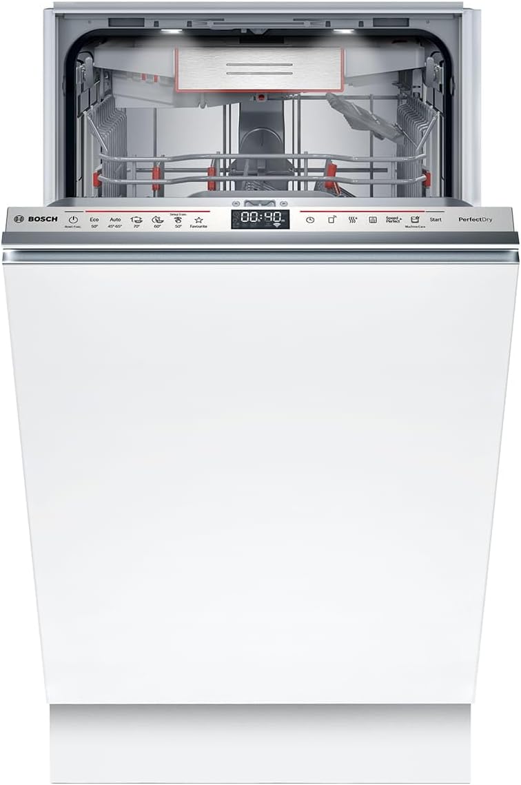 Lave-vaisselles standards Bosch – 10 couverts | Blanc, Serie 6 SPV6ZMX17E lave-vaisselle Entièrement intégré 10 couver