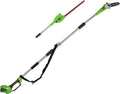 tronçonneuse Greenworks – 40 V | 20,3 cm, Vert/Gris/Noir – Elagueuse + haie de perche | outil uniquement (Gen 1)