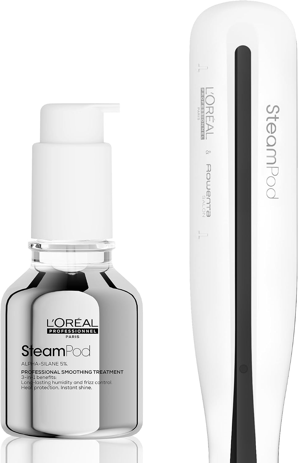 Fers à lisser Steampod – Blanc/Noir