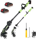 motoculteur Eirolace – 21 V | 1,3 m, 10 cm – ABS/PA + 30GF + métal | Noir/Vert/Rouge, Motobineuse sans Fil