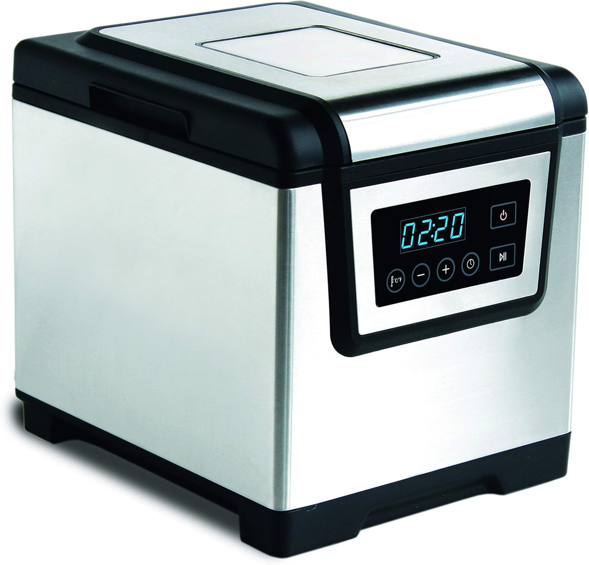 Bains-marie sous vide Maxxo | 1200 W, 6 litres – Argent/Noir
