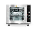 Électroménager et équipements HENDI | 230 V, 3000 W – 625x585 | 590 mm, Acier Inoxydable/Noir – Four à convection vapeur avec grill