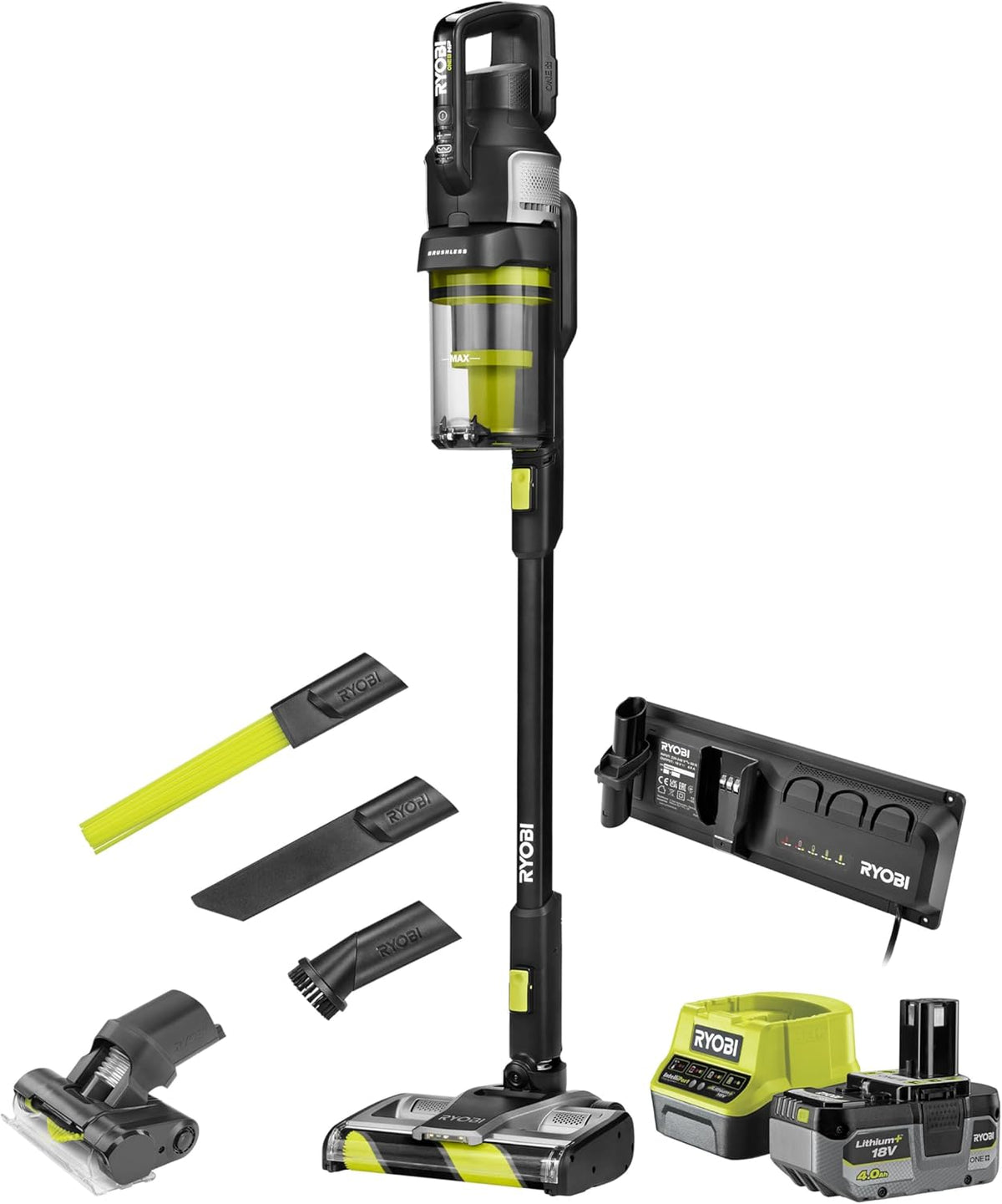 RYOBI Aspirateurs, Noir/Jaune – Nettoyeur de tâches