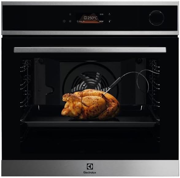 Fours encastrables Electrolux – 72l | 60 cm, acier inoxydable – four multifonction intégré pyrolyse en acier inoxydable EOC8P29X