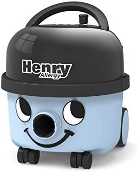 Aspirateurs NUMATIC | 620 W, Noir/Bleu Clair – Henry Allergy HVA160-11 | Aspirateur, Bleu Clair – 72 décibeles