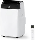 climatiseur portable Crevyteg | 10000 BTU, 46 m – Blanc/Noir | Climatiseur Mobile 3-en-1, Refroidissement – Déshumidification