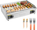 table de cuisson VEVOR | plaque de cuisson, YS-730-EU – 725x400 mm | 4400 W, Argent – Plancha Électrique Commerciale | Gril de Table