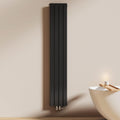 EMKE Radiateurs, 180x30 cm – le radiateur est fabriqué en acier SPCC de haute qualité | conforme à la norme EN 442 et certifié CE, Noir