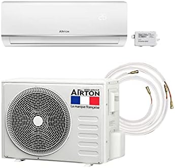 Airton climatiseur, 5500 W – 18000 BTU | 4M, 60 m2 – Blanc