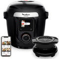 friteuse à air chaud Moulinex – air fryer | Noir, Cookeo Wi-Fi avec Extra Crisp – Multicuiseur | 14modes de cuisson, Cuisson sous pression