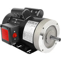 Moteurs de ventilateur Cuilvu | 1,5, 115/230 V – 1750 tr/min | 230 V, Noir/Argent – Moteur électrique monophasé 1