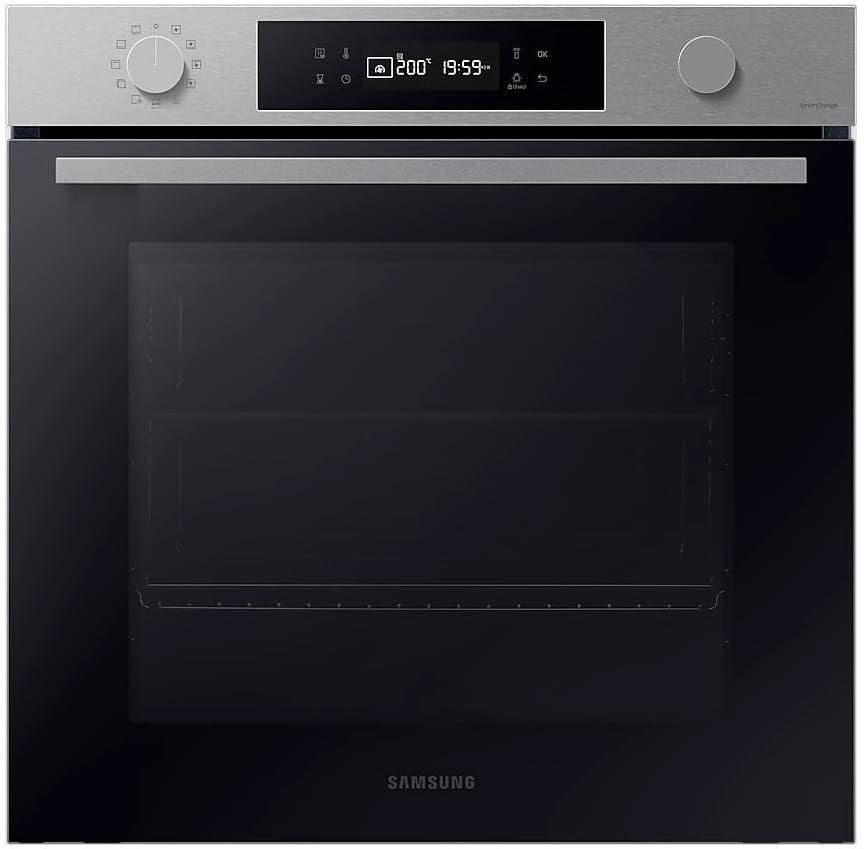 Four pyrolyse NV7B45502AB Fours encastrables, 76 L – Noir/Argent | SAMSUNG Four Pyrolyse Encastrable SmartThings Cooking Inox