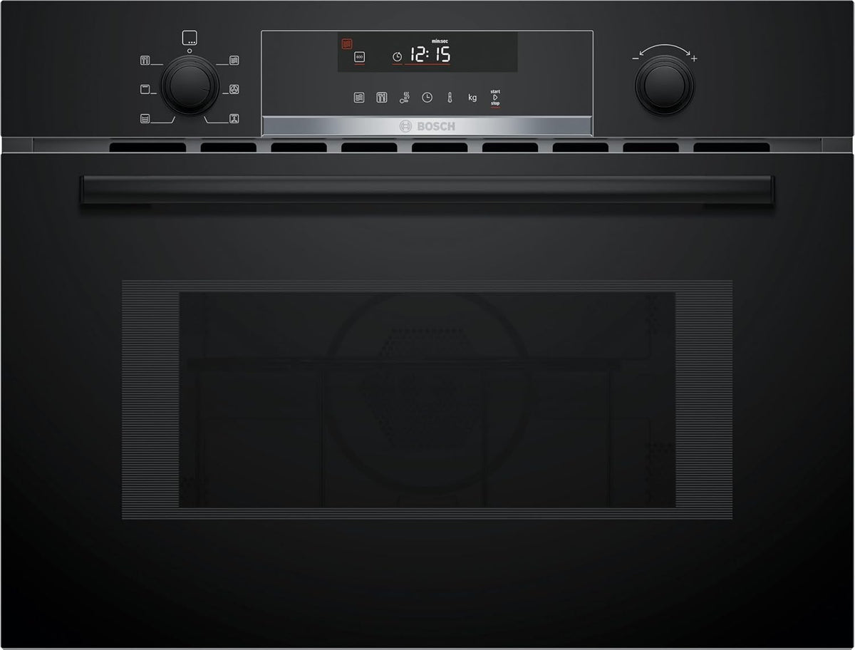 Fours micro-ondes Bosch – 60 x 45 cm | 44 L, 900 W – Noir | CMA585GB1 Série 6 Micro-onde encastrable avec air pulsé et gril