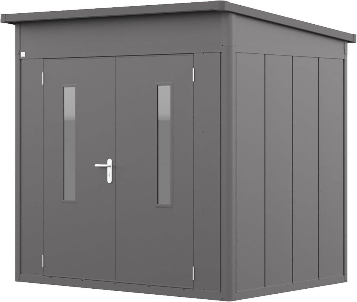 armoire GFP, 228x180x231 cm – Anthracite | Primeyard Abri de Jardin en métal de Jardin