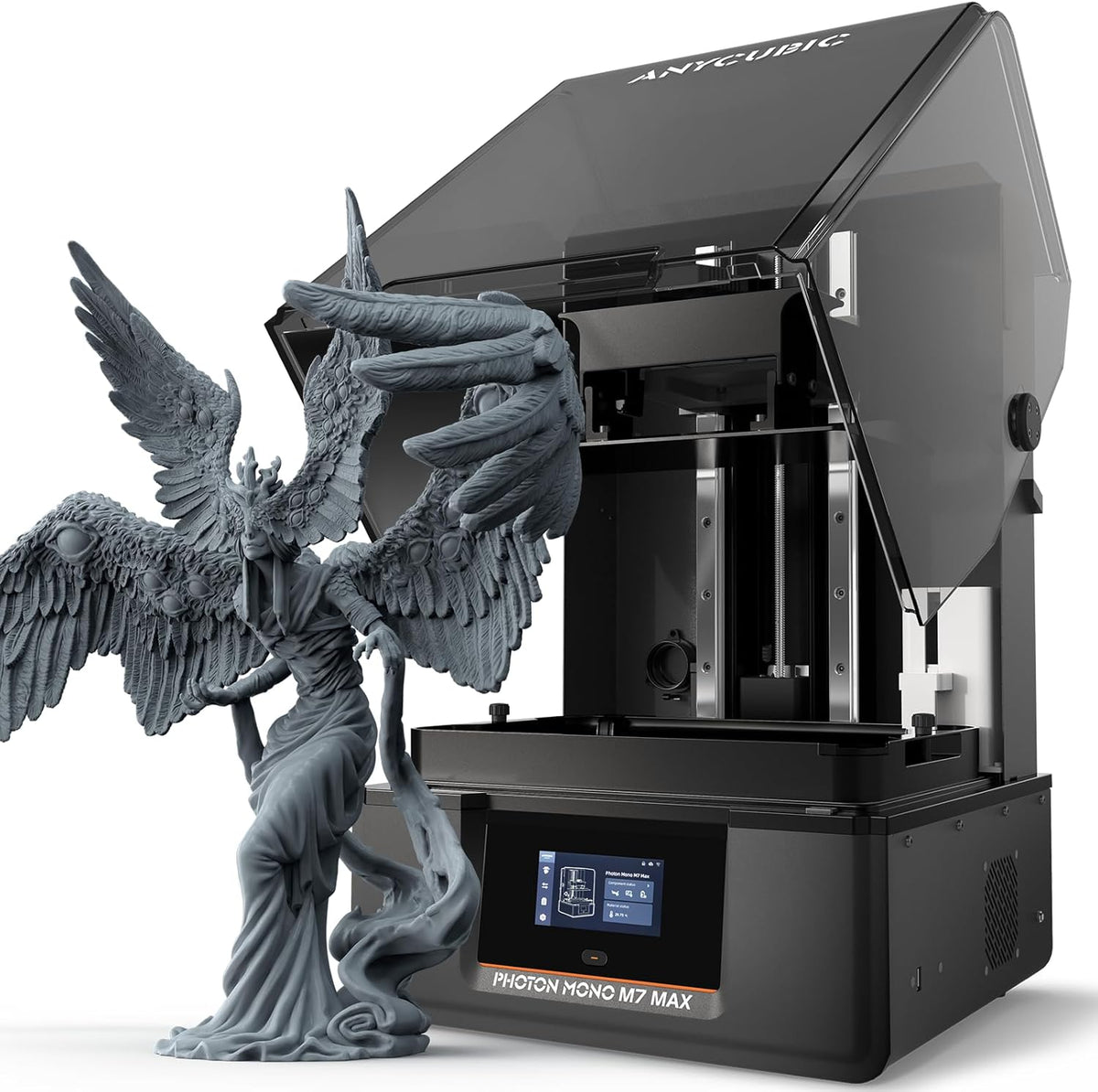 Imprimantes 3D ANYCUBIC | 298 x 164 x 300 mm, Noir/Gris – Photon Mono M7 Max Imprimante 3D Résine | Taille d'impression
