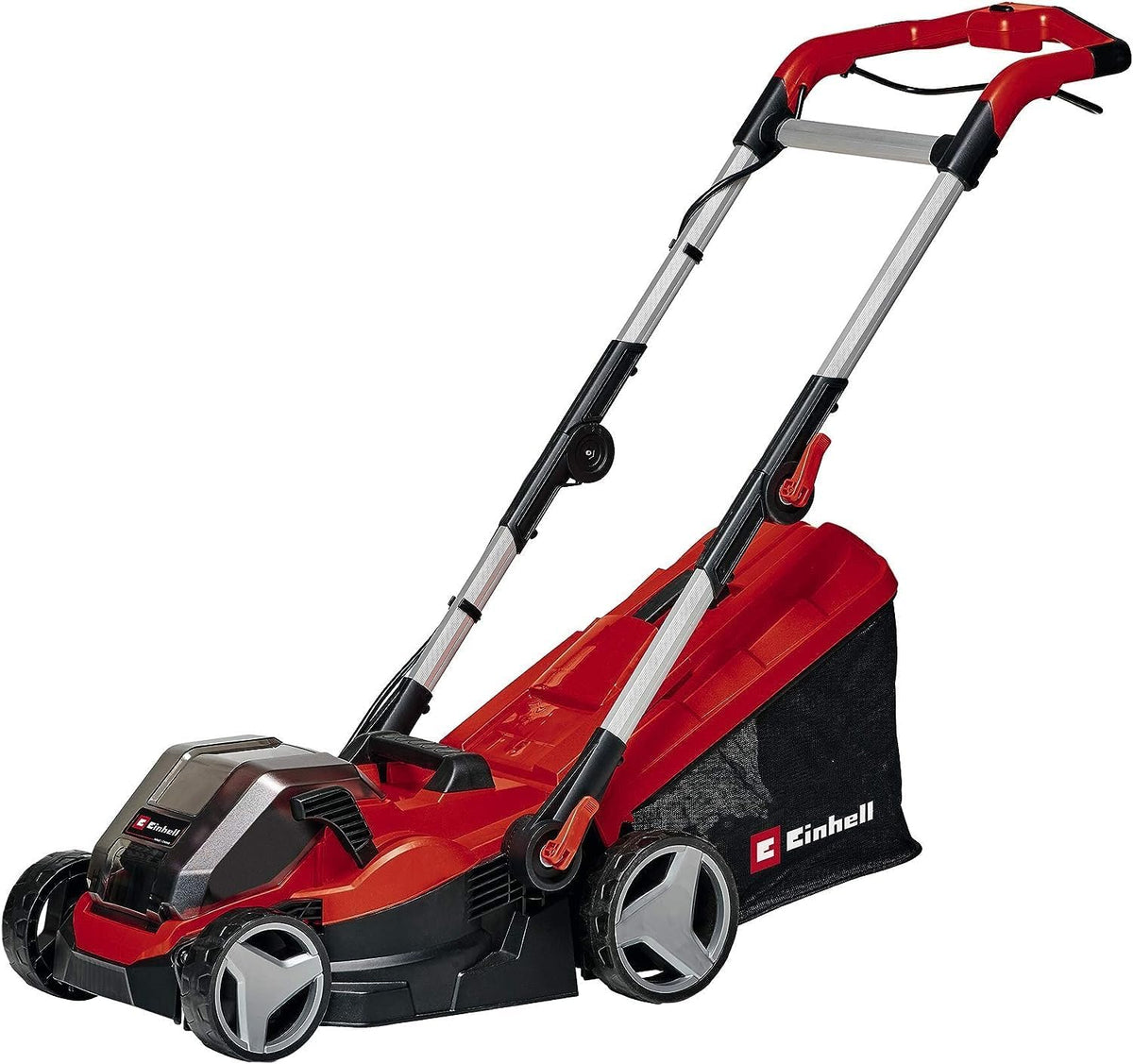 tondeuse à gazon Einhell | 36 V, 33,5 cm – 200 m | 30 L, 65 mm – Rouge/Noir | sans Fil GE-CM 36/34-1 Li-Solo Power X-Change (