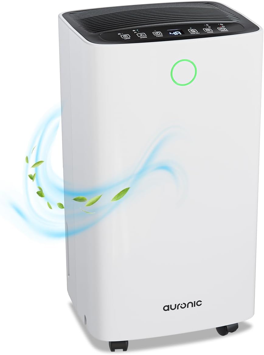 déshumidificateur Auronic | 12 L, Blanc/Noir