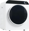 FUNEBIKE lave-linge, machine à laver – 4,5 kg | Blanc/Noir, Sèche-linge à Évacuation Mural Compact – Capacité 3