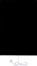 WarmlyYours Chauffage et climatisation, 60 cm – 90 cm | Noir, Panneau Rayonnant Électrique en verre – Puissance 600 Watts