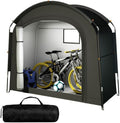 gresonic Abris de jardin, Noir – Tente de Rangement de vélo en Plein air | Couverture imperméable de pour Plusieurs vélos