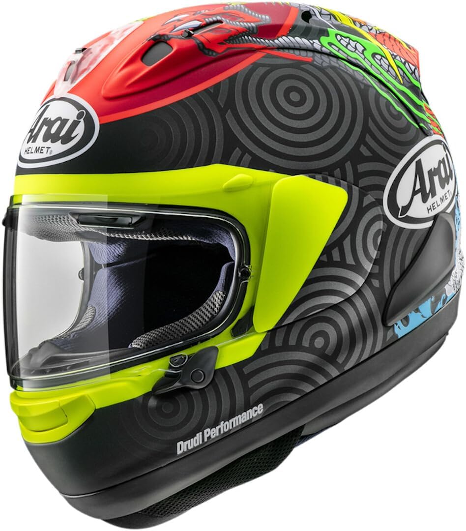 Casques intégraux Arai HELMET – 7 V | Rouge/Jaune/Vert/Noir/Gris, Arai RX- Evo Tatsuki Casque – M (57/58)