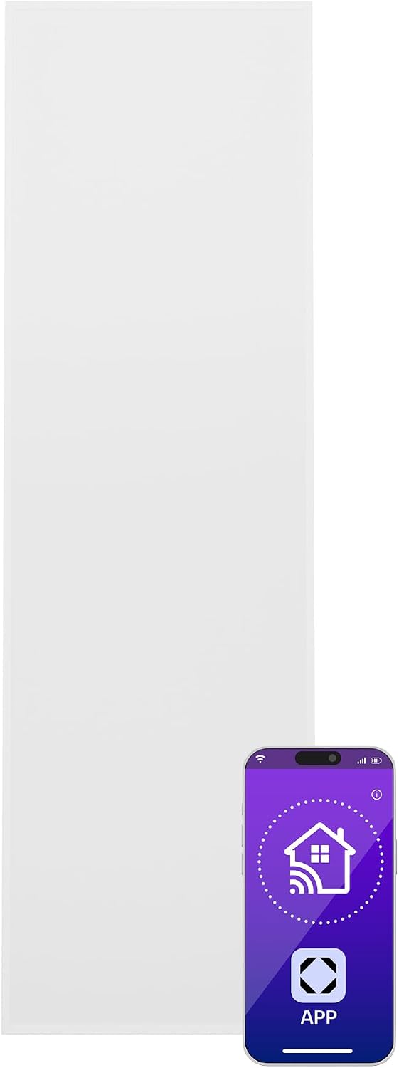 Radiateurs KLARSTEIN – 111 x 11 x 37 cm (HxlxL) | 320 W, Blanc – Chauffage Radiant Electrique IP24 | Radiateur Electrique Mural