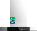 hotte aspirante Cecotec | 60 cm, 829,5 m – Blanc/Noir | en Forme de T Bolero Flux TT 609500 Slim Inox A+++. Aspiration ³/h